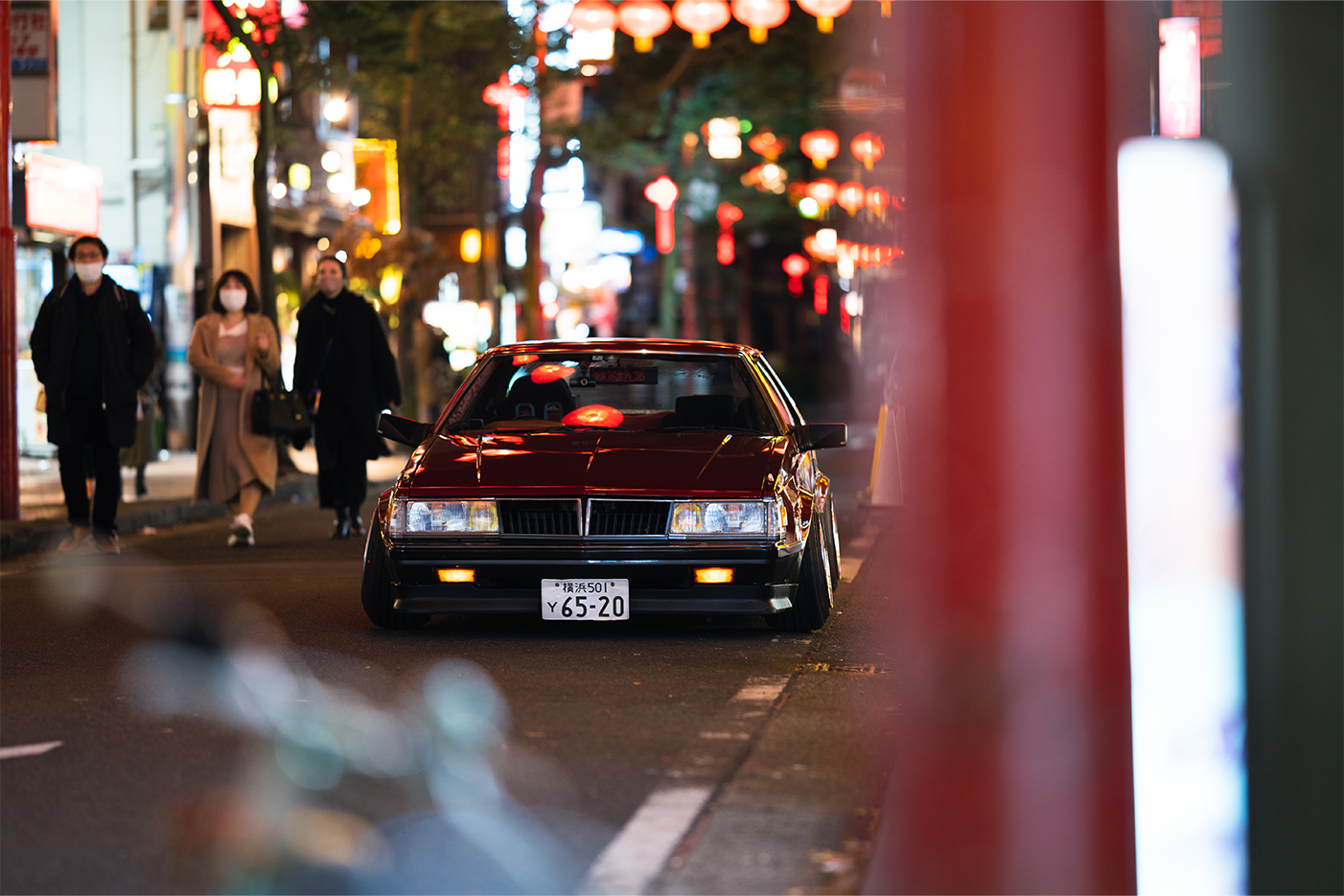 Toyota Corona Coupe in Chinatown Yokohama