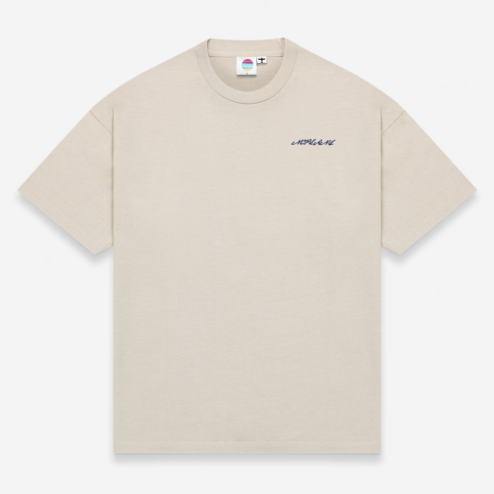 noplans 4AGE Tee - Cream | Heavy Weight T-Shirt