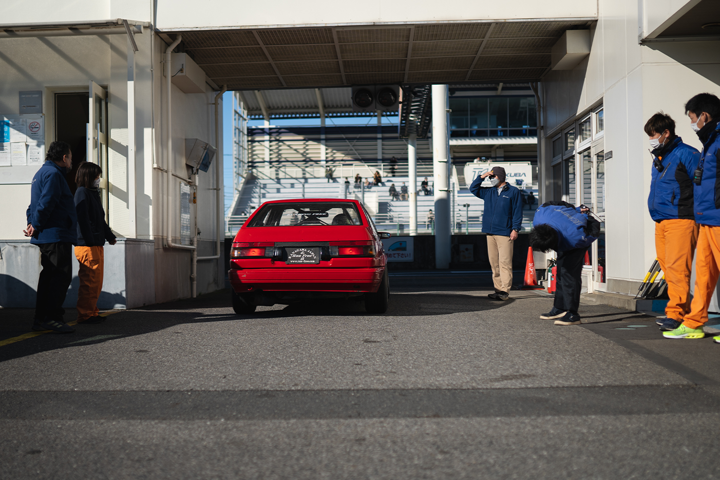 Kaicho AE86 at Tsukuba