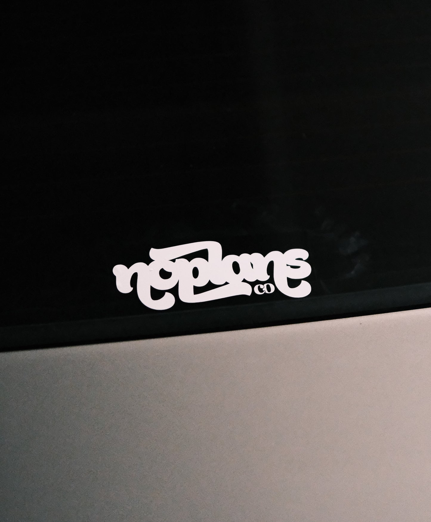 noplans Script Style Die-cut Sticker